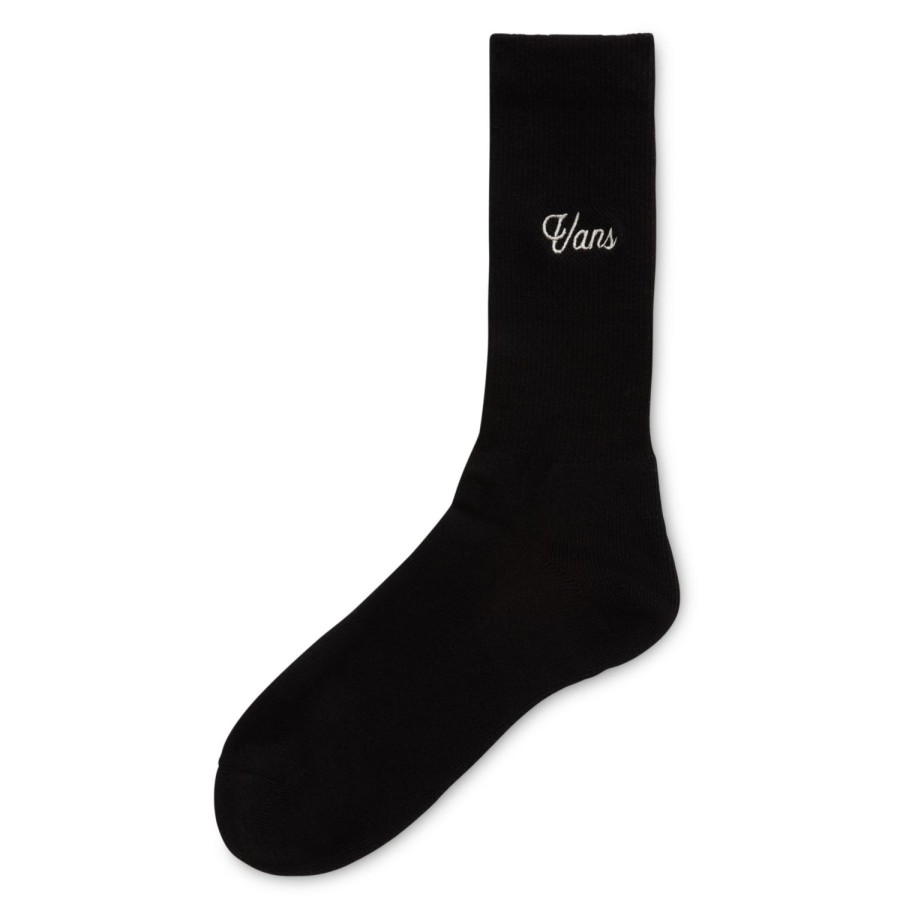 Herren VANS Socken | Script Crew Socken (1 Paar) Schwarz