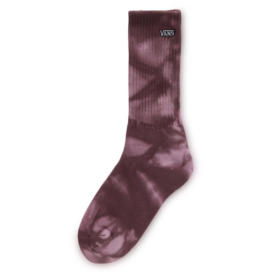 Damen VANS Socken | Tie Dye Crew Socken (1 Paar) Rot