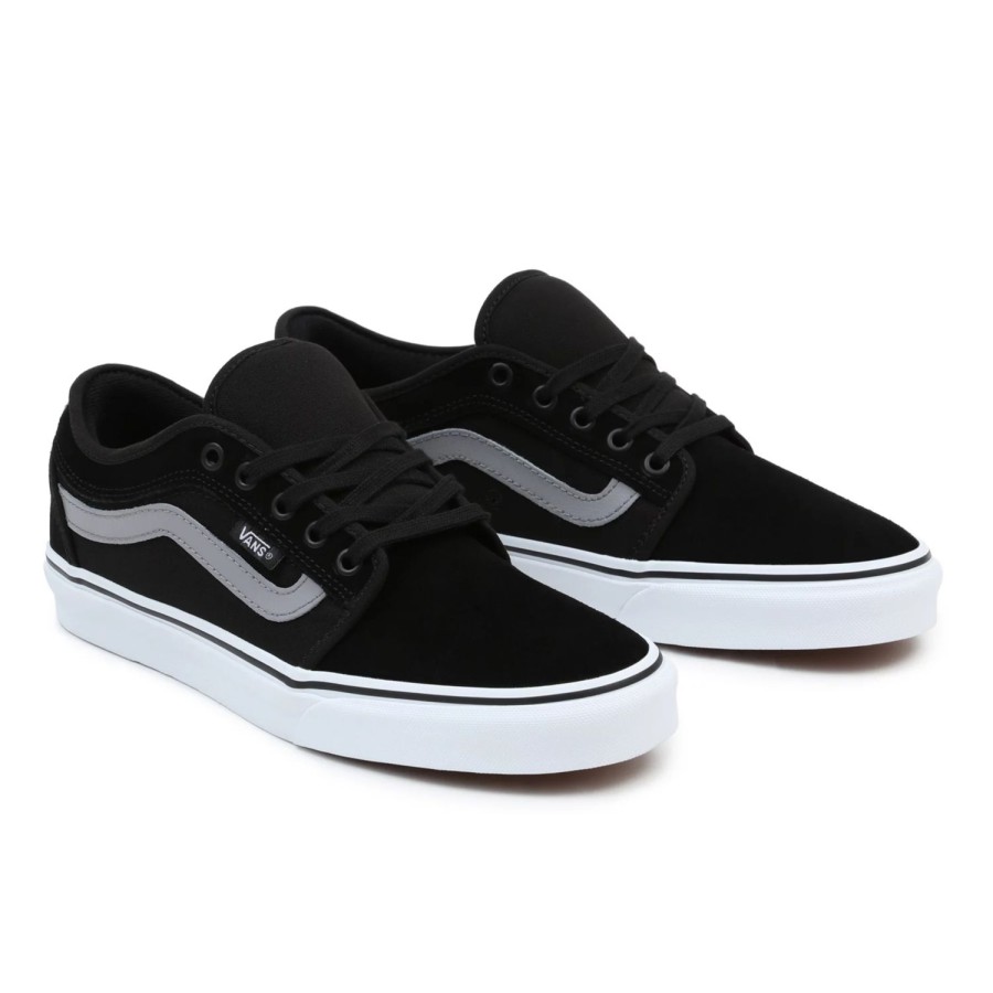 Herren VANS Skateschuhe | Chukka Low Sidestripe Schuhe Schwarz