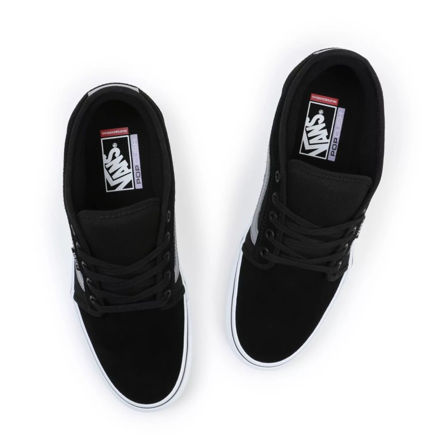 Herren VANS Skateschuhe | Chukka Low Sidestripe Schuhe Schwarz