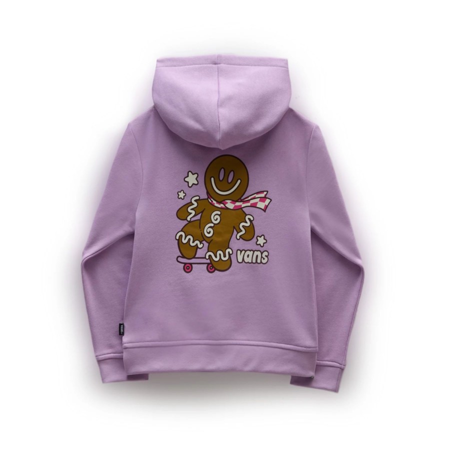 Kinder VANS Kleinkind-Bekleidung (2-8 Jahre) | Kleine Kinder Ginger Board Man Full Zip Hoodie (2-8 Jahre) Violett