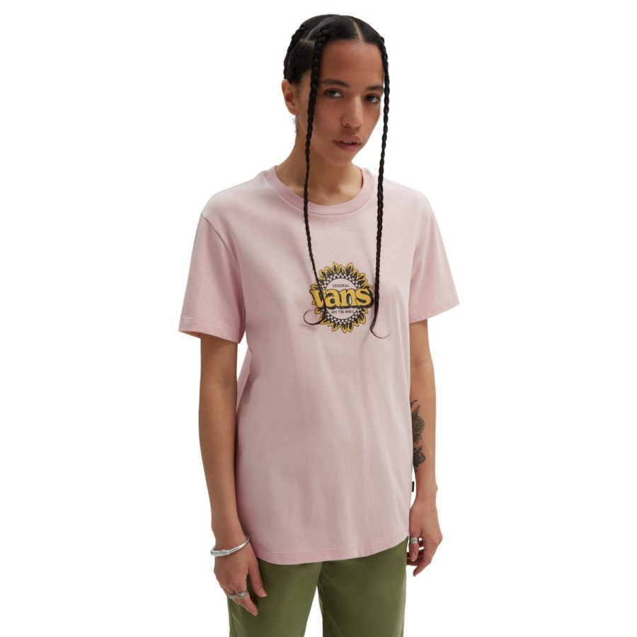 Damen VANS T-Shirts & Oberteile | Sanctuary Boyfriend Fit T-Shirt Rosa