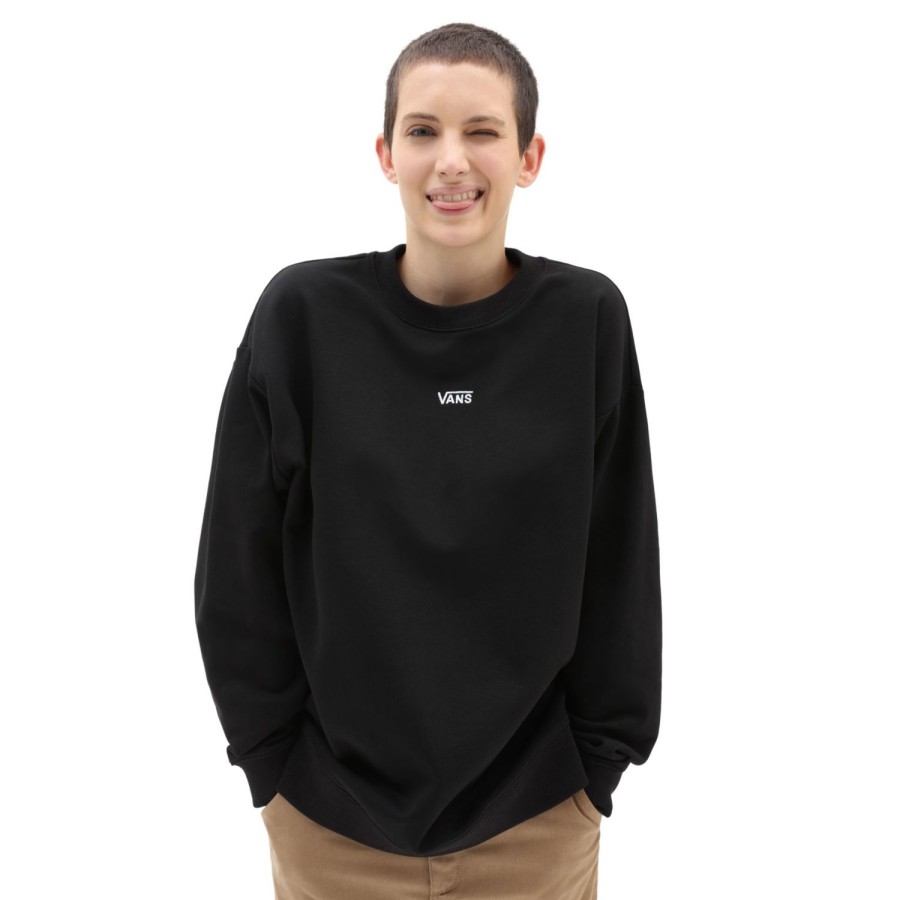 Damen VANS Kapuzenpullover & Pullover | Flying V Pullover Schwarz