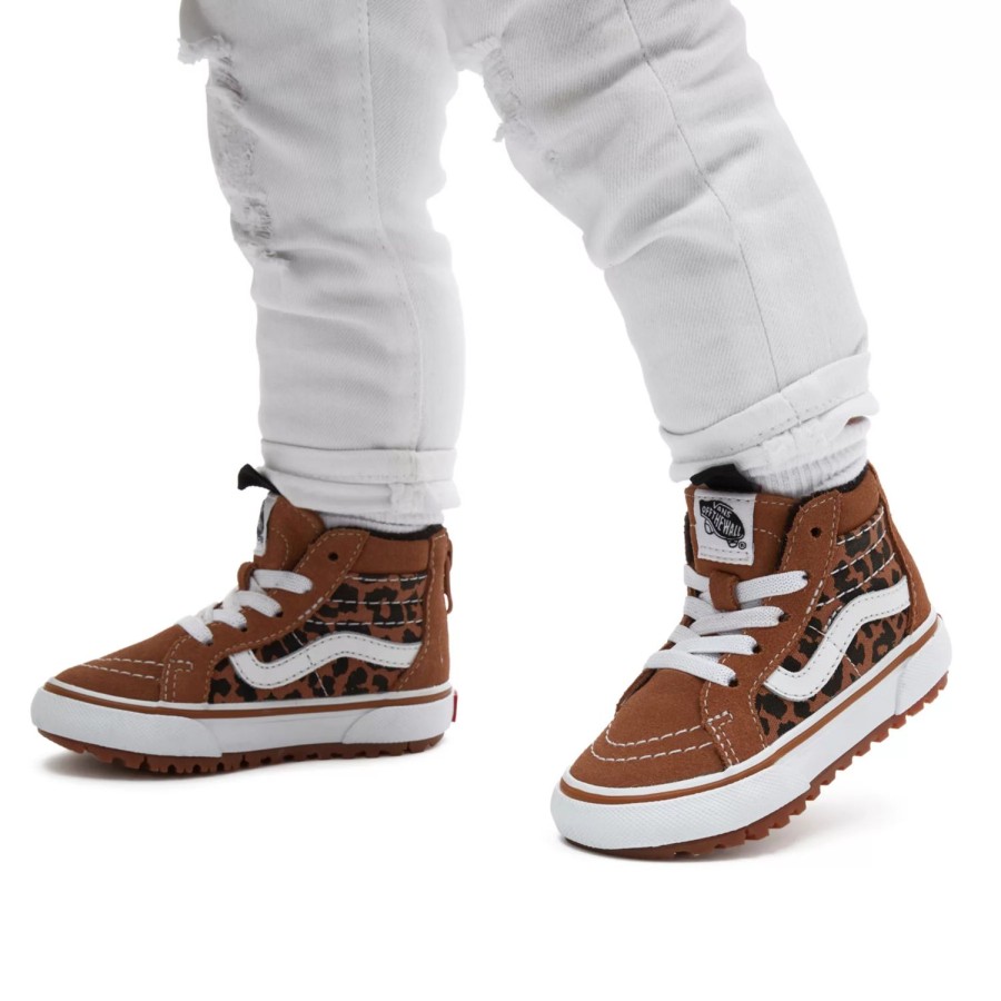 Kinder VANS Mte Schuhe | Kleinkinder Sk8-Hi Zip Mte-1 Schuhe (1-4 Jahre) Braun