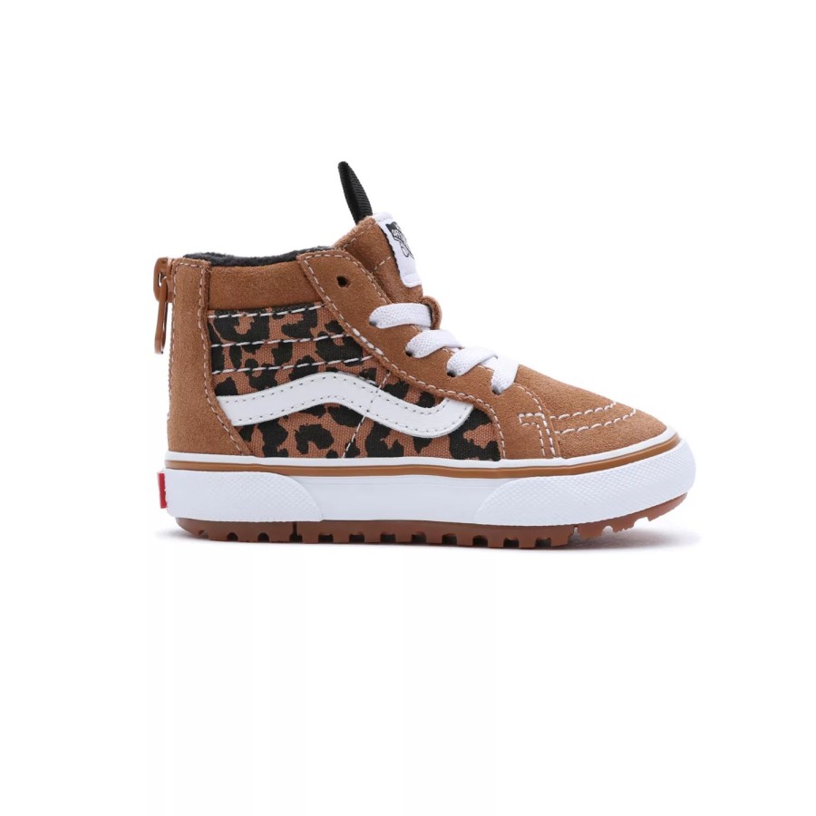 Kinder VANS Mte Schuhe | Kleinkinder Sk8-Hi Zip Mte-1 Schuhe (1-4 Jahre) Braun