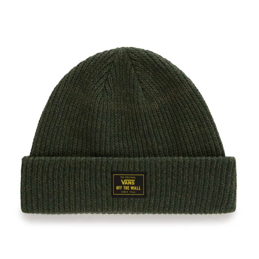 Damen VANS Mutzen, Caps & Hute | Bruckner Beanie-Mutze Mit Umschlag Grun