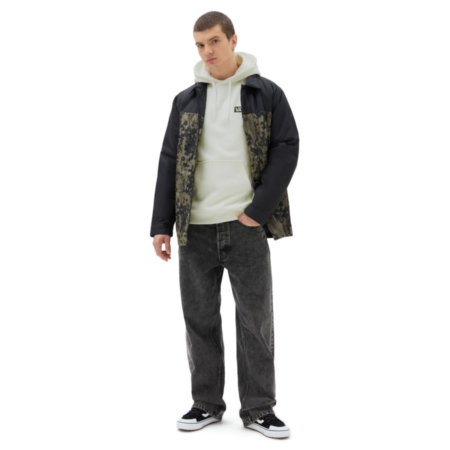 Herren VANS Kapuzenpullover & Sweatshirts | Locker Geschnittener Kapuzenpullover Weis