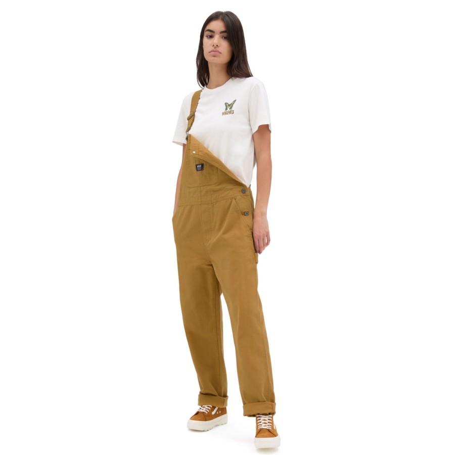 Damen VANS Hosen & Chinos | Ground Work Overall Braun