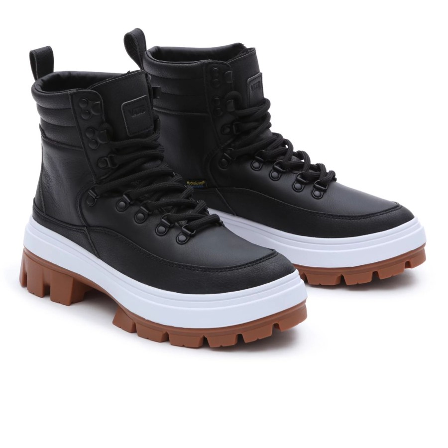 Damen VANS High-Top-Schuhe | Colfax Elevate Mte-2 Lederschuhe Schwarz