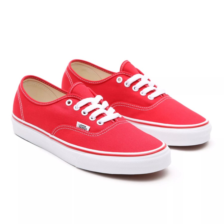 Damen VANS Low-Top Sneaker | Authentic Schuhe Rot