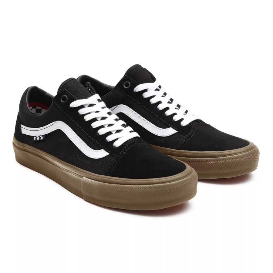 Damen VANS Low-Top Sneaker | Old Skool Skateschuhe Schwarz