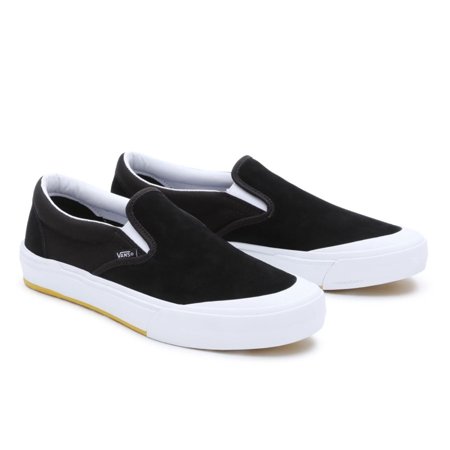 Herren VANS Slip-On-Schuhe | Marble Bmx Slip-On Schuhe Schwarz