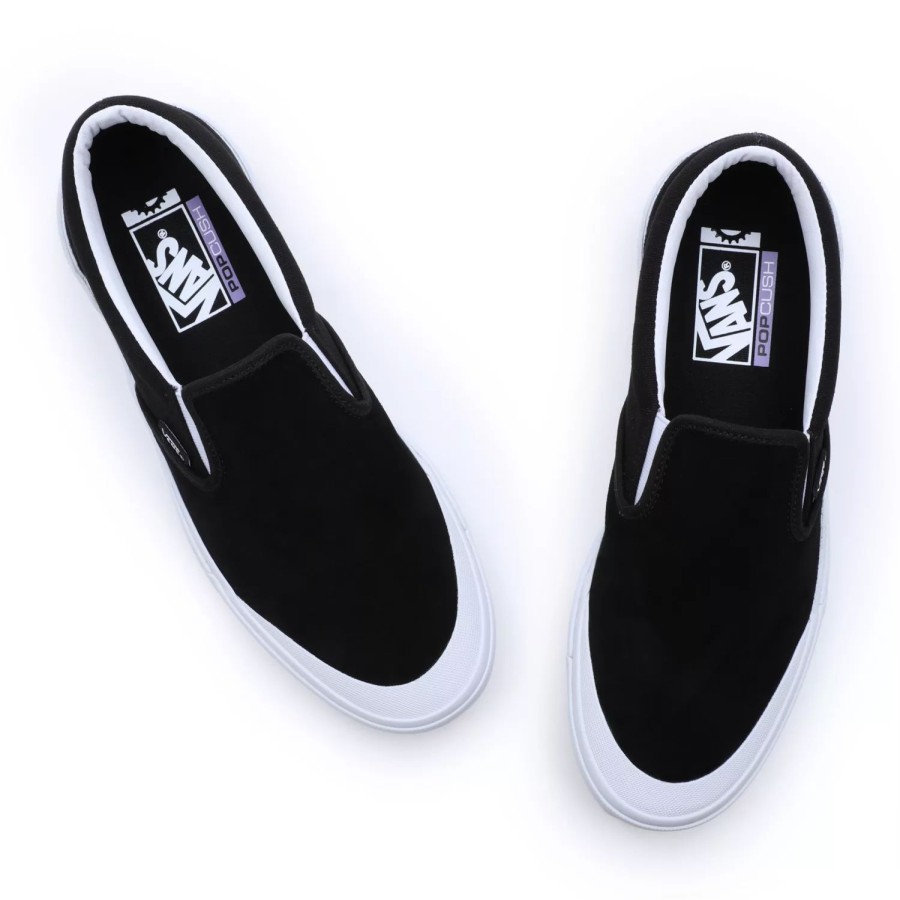 Herren VANS Slip-On-Schuhe | Marble Bmx Slip-On Schuhe Schwarz