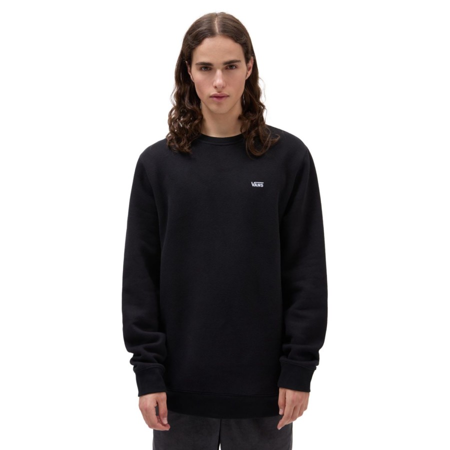 Herren VANS Kapuzenpullover & Sweatshirts | Comfycush Rundhalspullover Schwarz