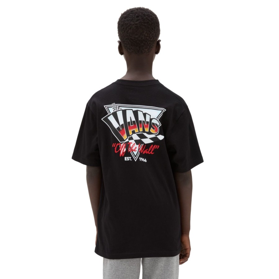 Kinder VANS Jungen-Bekleidung (8-14+) | Jungen Hole Shot T-Shirt (8-14 Jahre) Schwarz