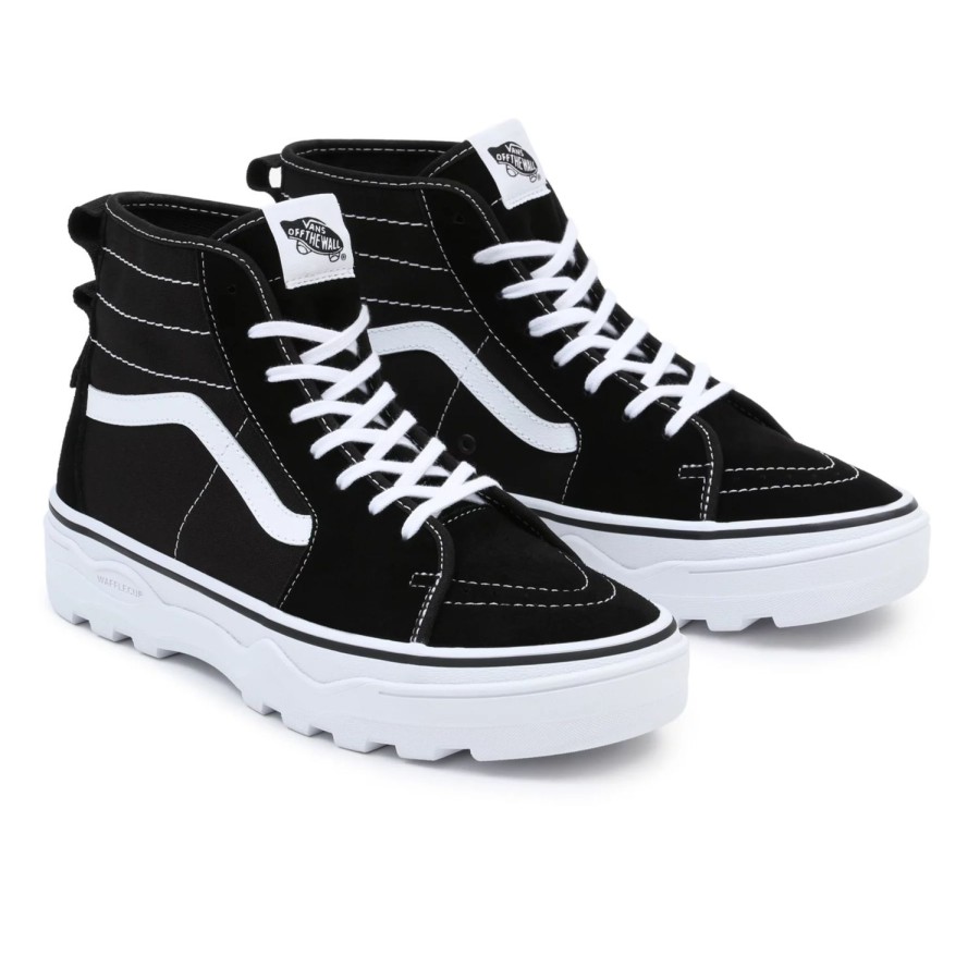 Damen VANS Plateauschuhe | Sentry Sk8-Hi Wc Schuhe Schwarz