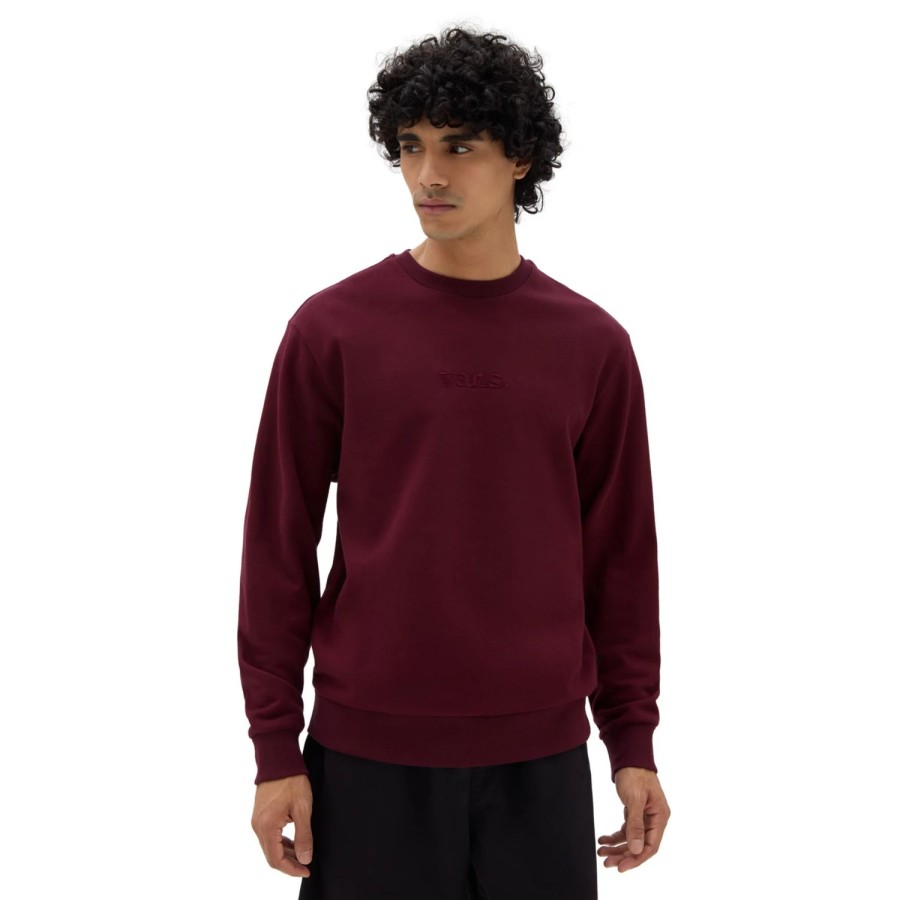 Herren VANS Kapuzenpullover & Sweatshirts | Essential Relaxed Crew-Sweatshirt Rot