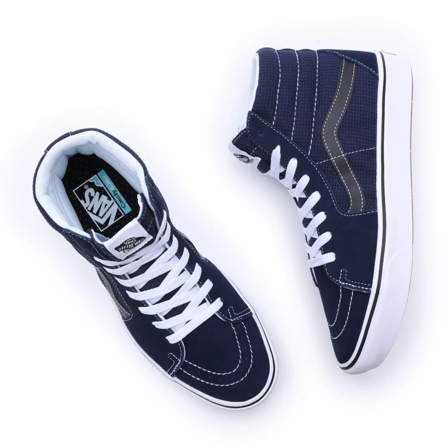 Damen VANS Comfycush Schuhe | Comfycush Sk8-Hi Schuhe Blau