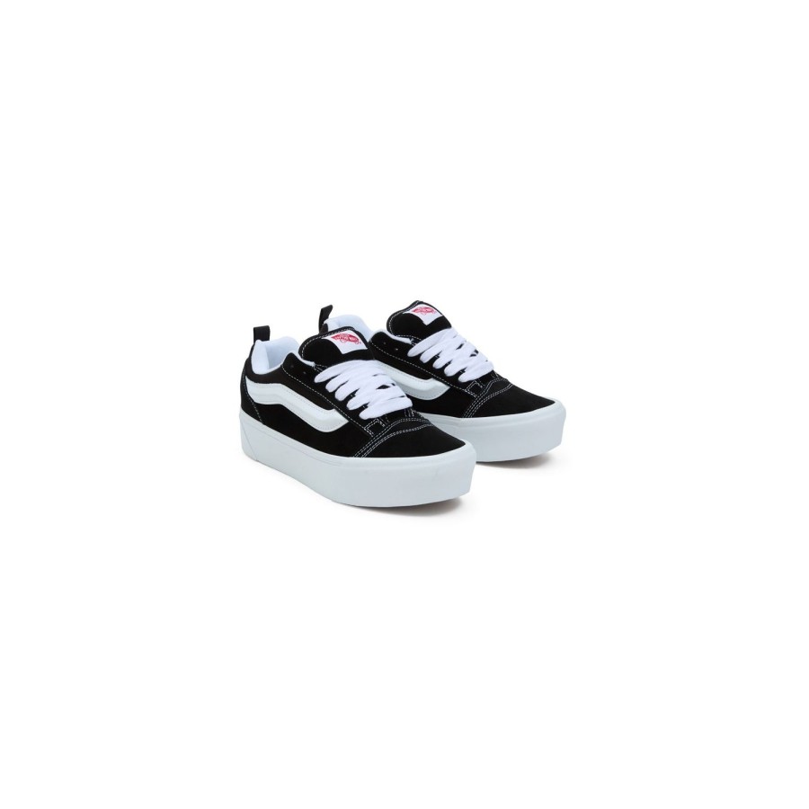 Damen VANS Plateauschuhe | Knu Stack Schuhe Schwarz