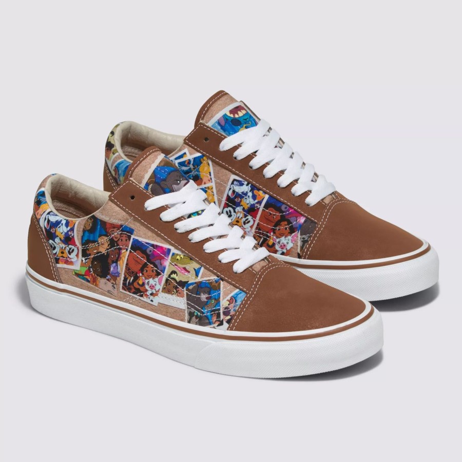 Damen VANS Low-Top Sneaker | Disney X Vans Old Skool Schuhe Multicolour