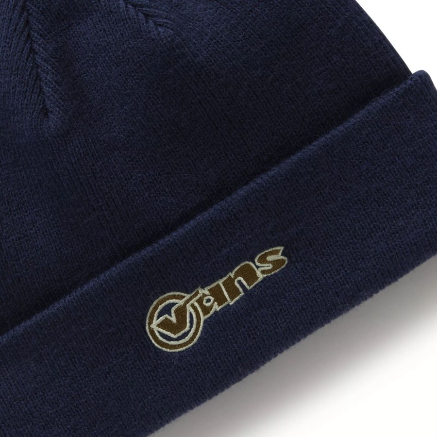 Herren VANS Mutzen, Caps & Hute | Rorick Beanie Mit Umschlag Blau