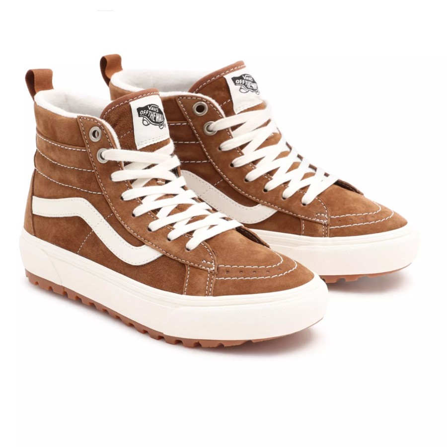 Damen VANS Low-Top Sneaker | Sk8-Hi Mte-1 Schuhe Braun