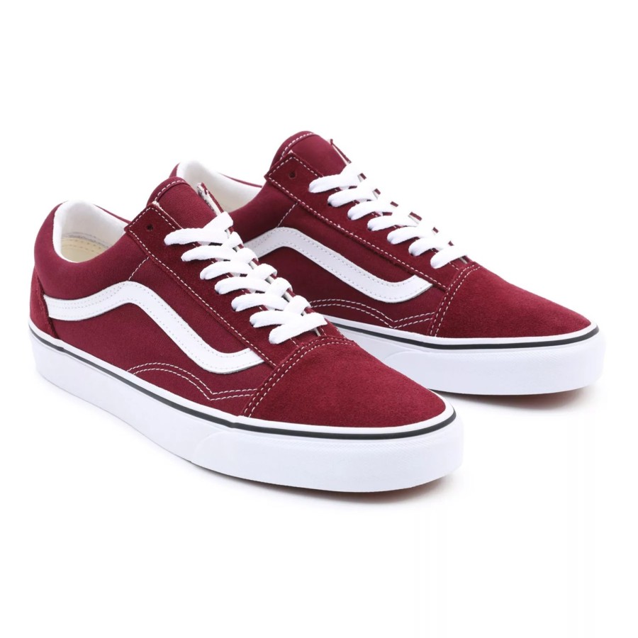 Herren VANS Low-Top-Schuhe | Old Skool Schuhe Rot