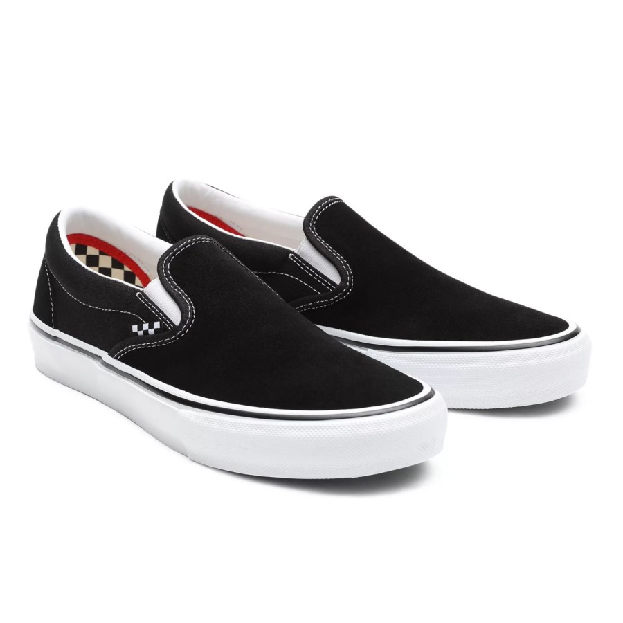 Damen VANS Skateschuhe | Slip-On Skateschuhe Schwarz