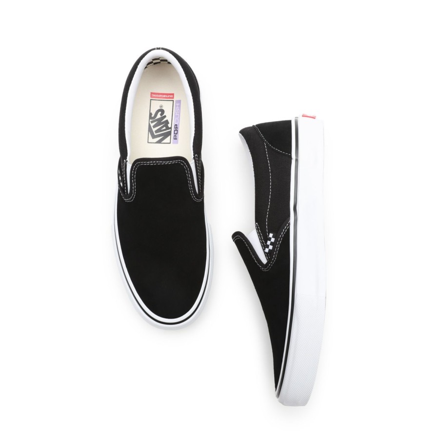 Damen VANS Skateschuhe | Slip-On Skateschuhe Schwarz