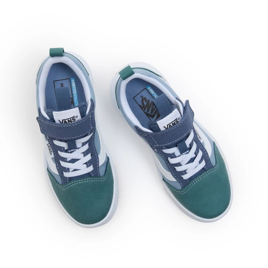 Kinder VANS Kinderschuhe (4-8 Jahre) | Kleine Kinder Ultrarange 66 Schuhe Mit Klettverschluss (4-8 Jahre) Blau