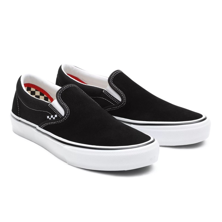 Herren VANS Slip-On-Schuhe | Slip-On Skateschuhe Schwarz