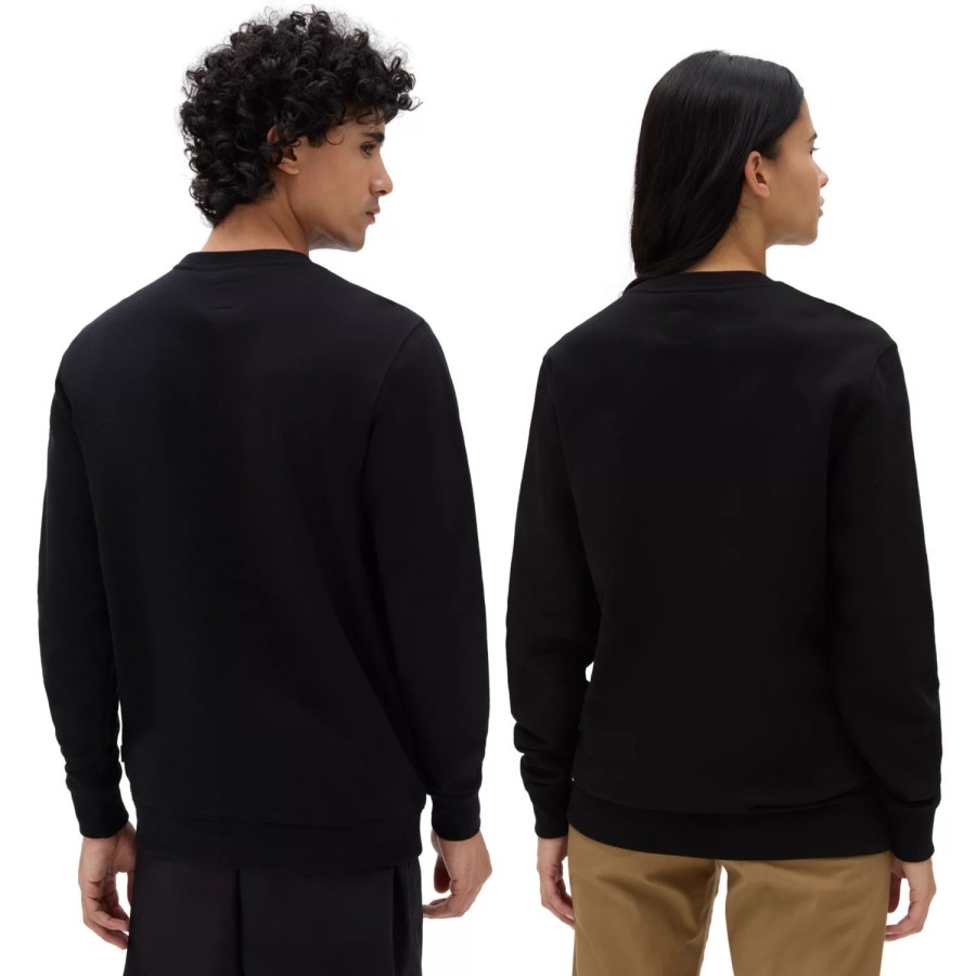 Herren VANS Kapuzenpullover & Sweatshirts | Vans Classic Rundhalspullover Schwarz, Weis