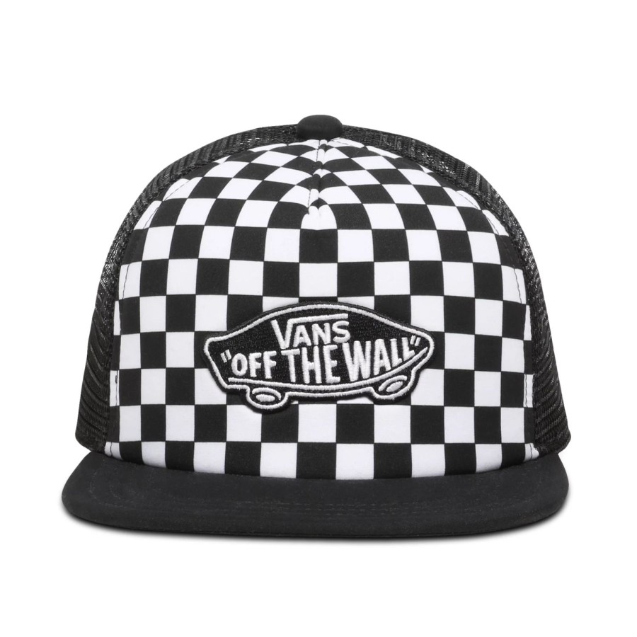 Kinder VANS Caps & Mutzen | Kinder Classic Patch Trucker Plus Kappe (8-14+ Jahre) Schwarz, Weis