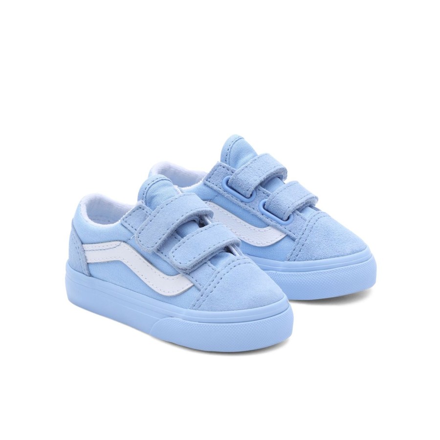 Kinder VANS Easy On, Easy Off | Kleinkinder Old Skool Schuhe Mit Klettverschluss (1-4 Jahre) Blau