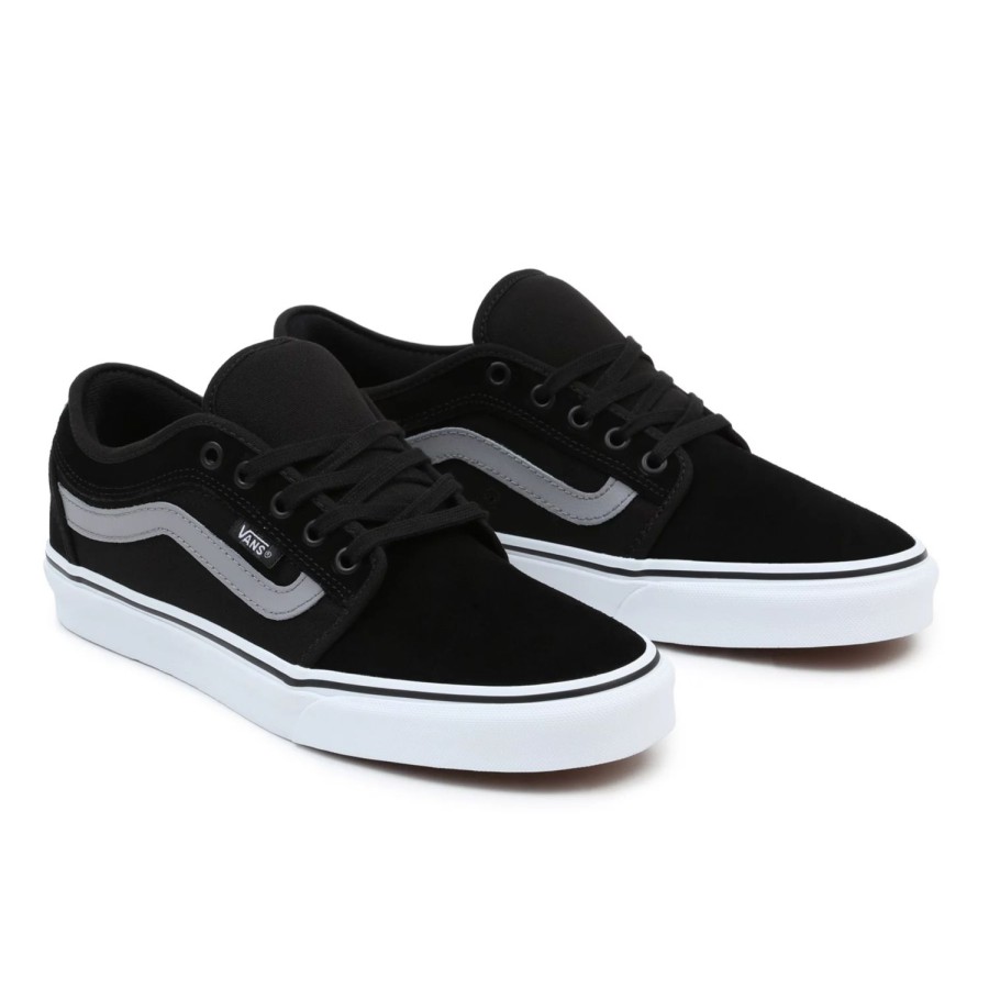 Damen VANS Skateschuhe | Chukka Low Sidestripe Schuhe Schwarz