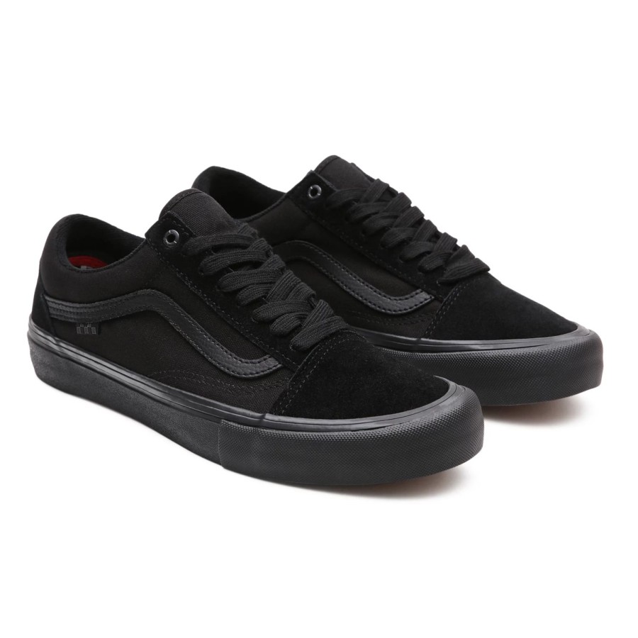 Herren VANS Low-Top-Schuhe | Old Skool Skateschuhe Schwarz