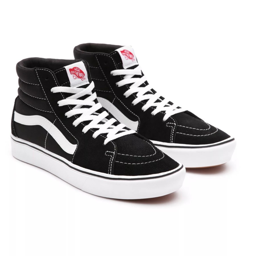 Damen VANS Comfycush Schuhe | Comfycush Sk8-Hi Schuhe Schwarz