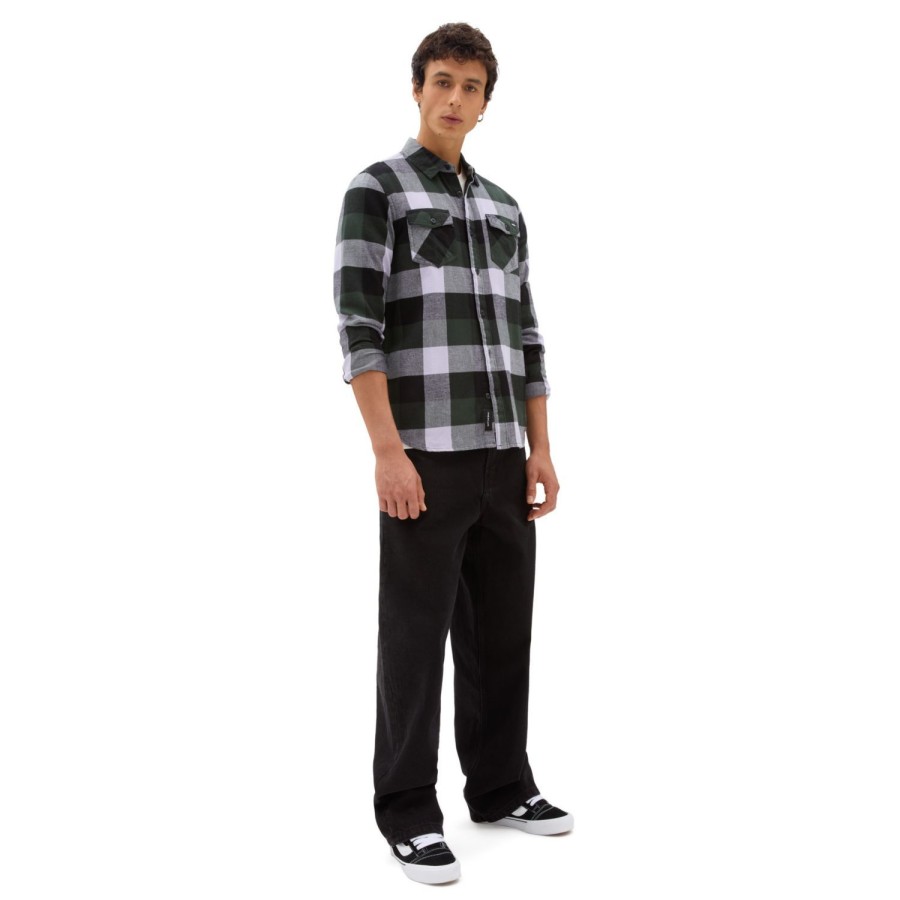 Herren VANS Hemden | Box Flanell-Langarmhemd Mit Knopfleiste Multicolour