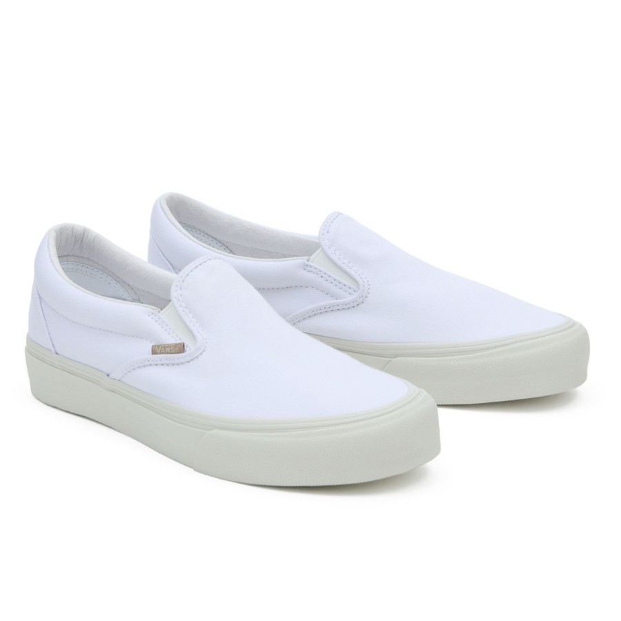 Herren VANS Slip-On-Schuhe | Vault By Vans X Jjjjound Classic Slip-On Lx Schuhe Weis