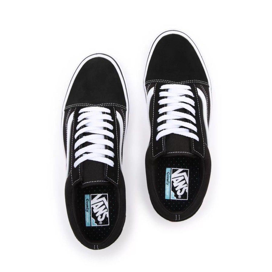 Herren VANS Low-Top-Schuhe | Comfycush Old Skool Schuhe Schwarz