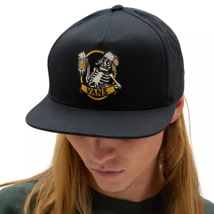 Herren VANS Mutzen, Caps & Hute | Cold Crew Snapback-Kappe Schwarz