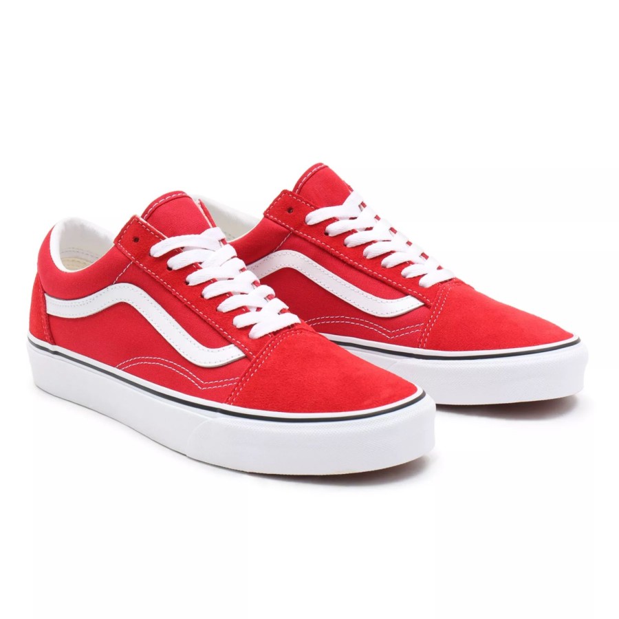 Herren VANS Low-Top-Schuhe | Old Skool Schuhe Rot