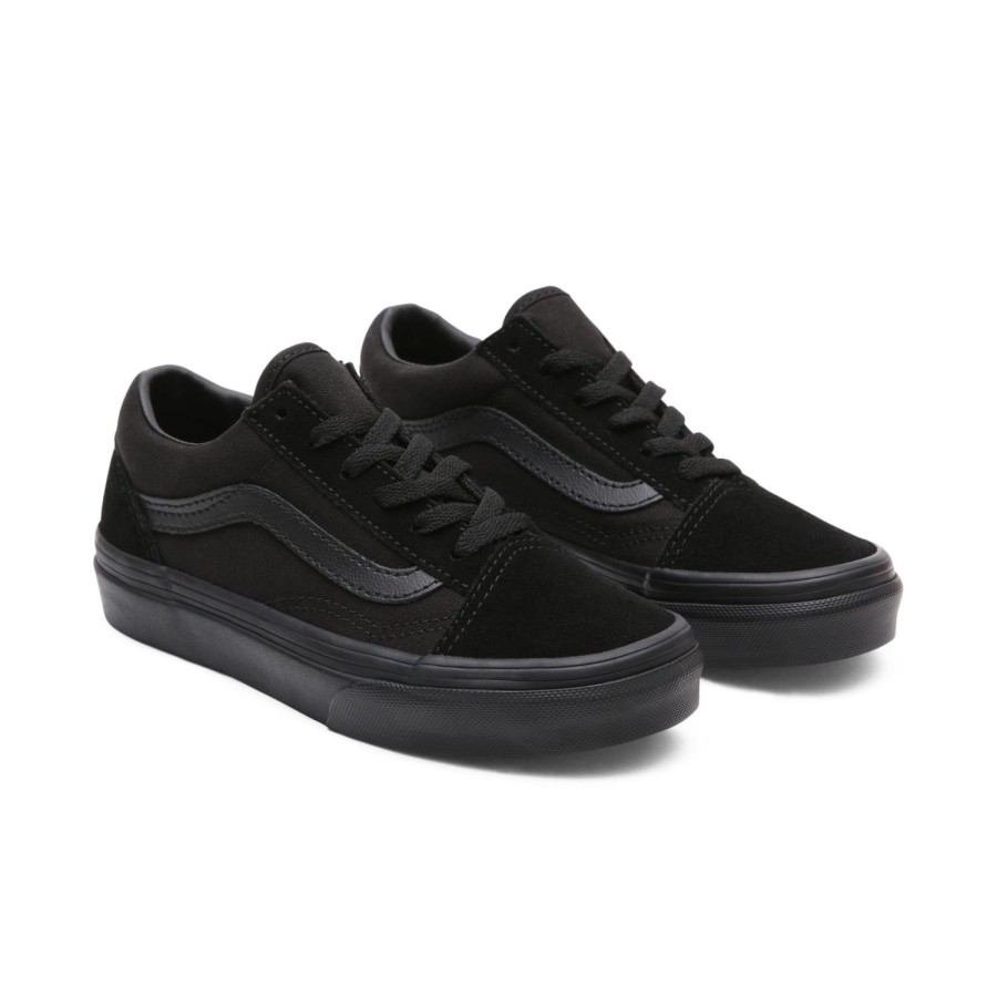 Kinder VANS Kinderschuhe (4-8 Jahre) | Kinder Old Skool Schuhe (4-8 Jahre) Schwarz