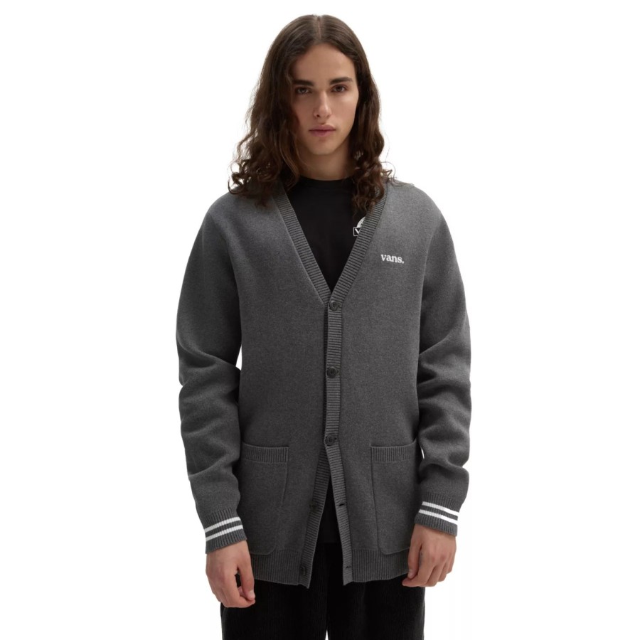 Herren VANS Kapuzenpullover & Sweatshirts | Halecrest Cardigan Grau