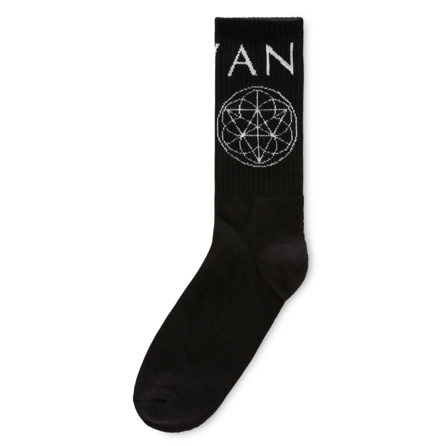 Herren VANS Socken | Perris & Dennis Crew Socken (1 Paar) Schwarz