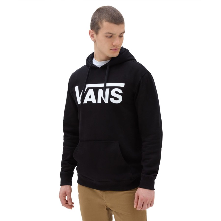 Herren VANS Kapuzenpullover & Sweatshirts | Vans Classic Kapuzenpullover Schwarz, Weis