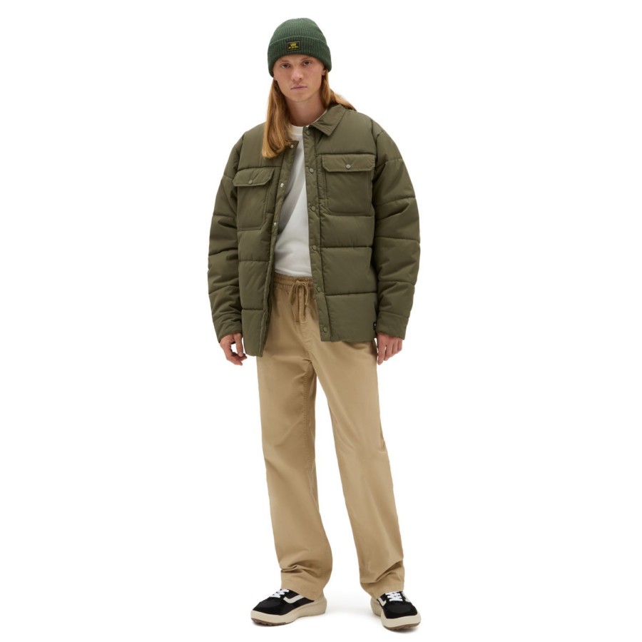 Herren VANS Jacken & Wendeparka | Davis Mte-1 Steppjacke Grun