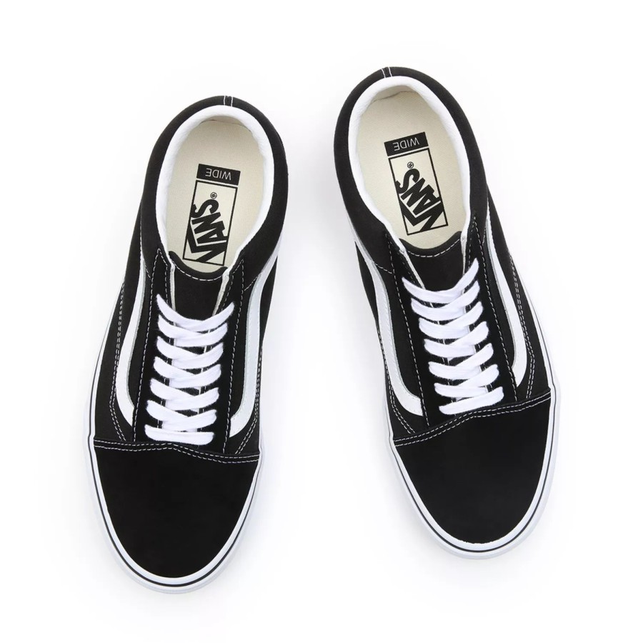 Damen VANS Weite Schuhe | Old Skool In Weiter Passform Schwarz