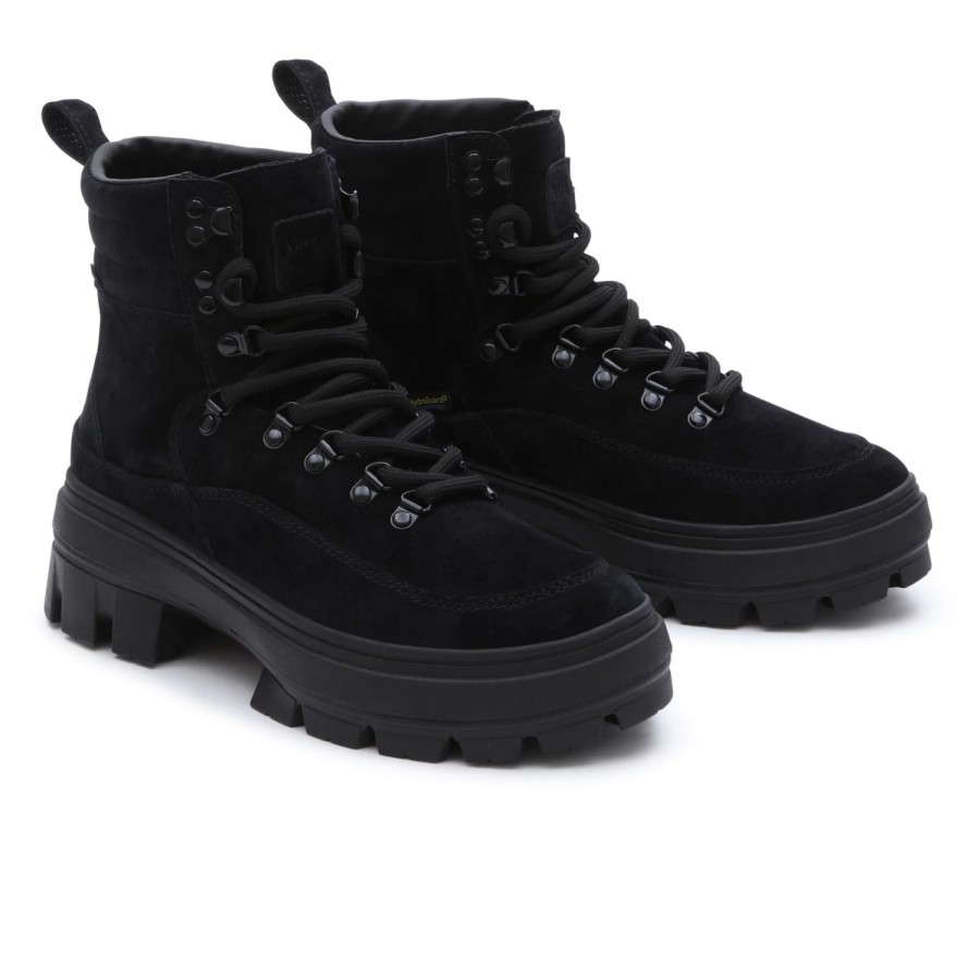 Damen VANS High-Top-Schuhe | Colfax Elevate Mte-2 Lederschuhe Schwarz