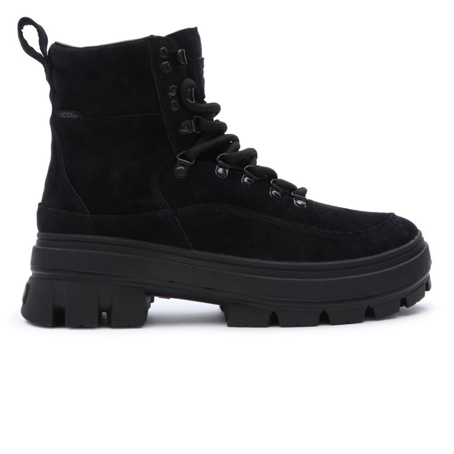 Damen VANS High-Top-Schuhe | Colfax Elevate Mte-2 Lederschuhe Schwarz